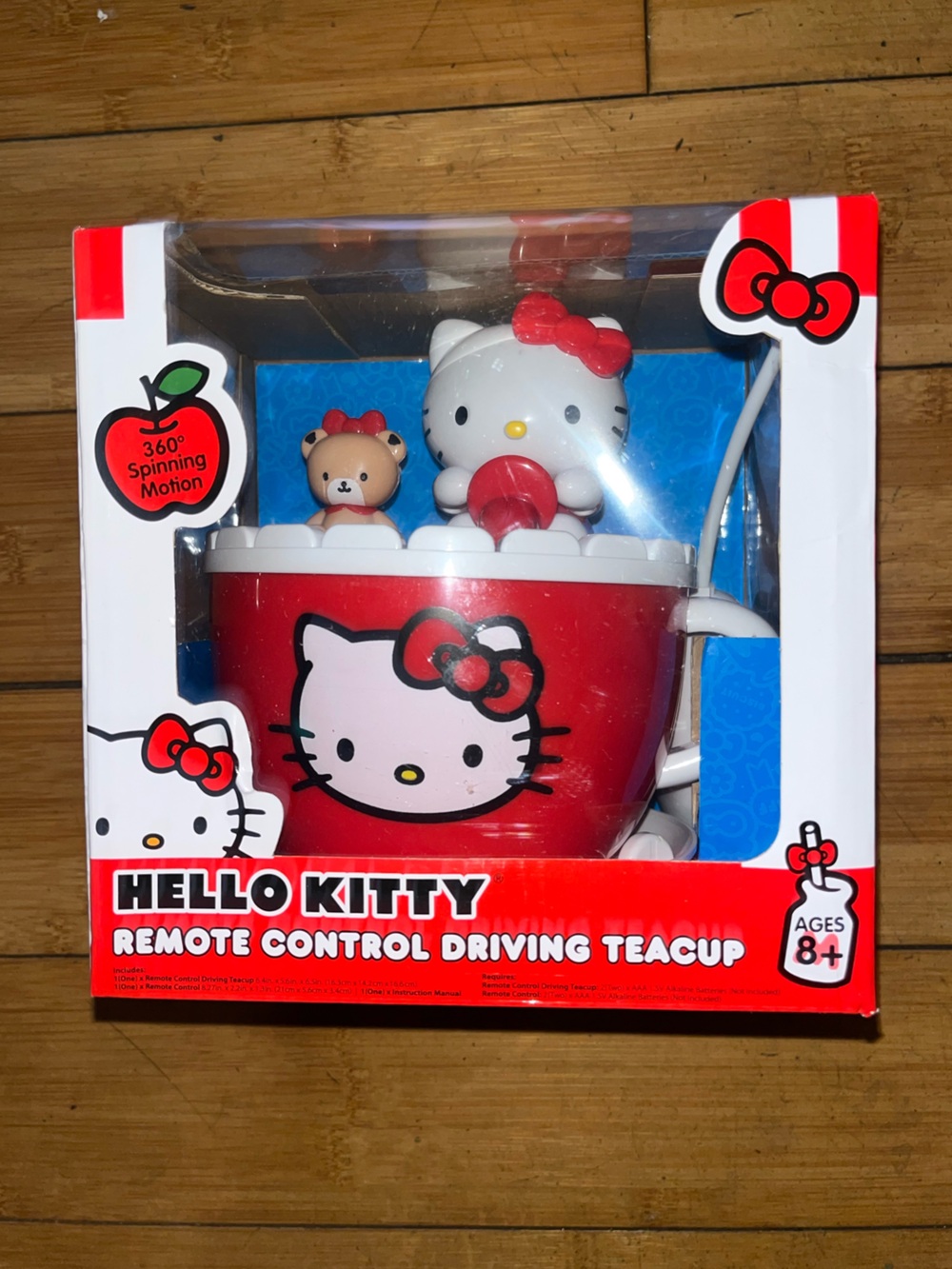 Hello Kitty Remote Control Driving Teacup NEW NWT NIB